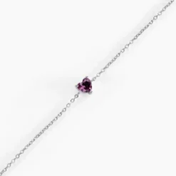 Bracelet Kelvyn Argent Blanc Oxyde De Zirconium