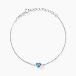 Bracelet Kelvyn Argent Blanc Oxyde De Zirconium