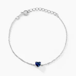 Bracelet Kelvyn Argent Blanc Oxyde