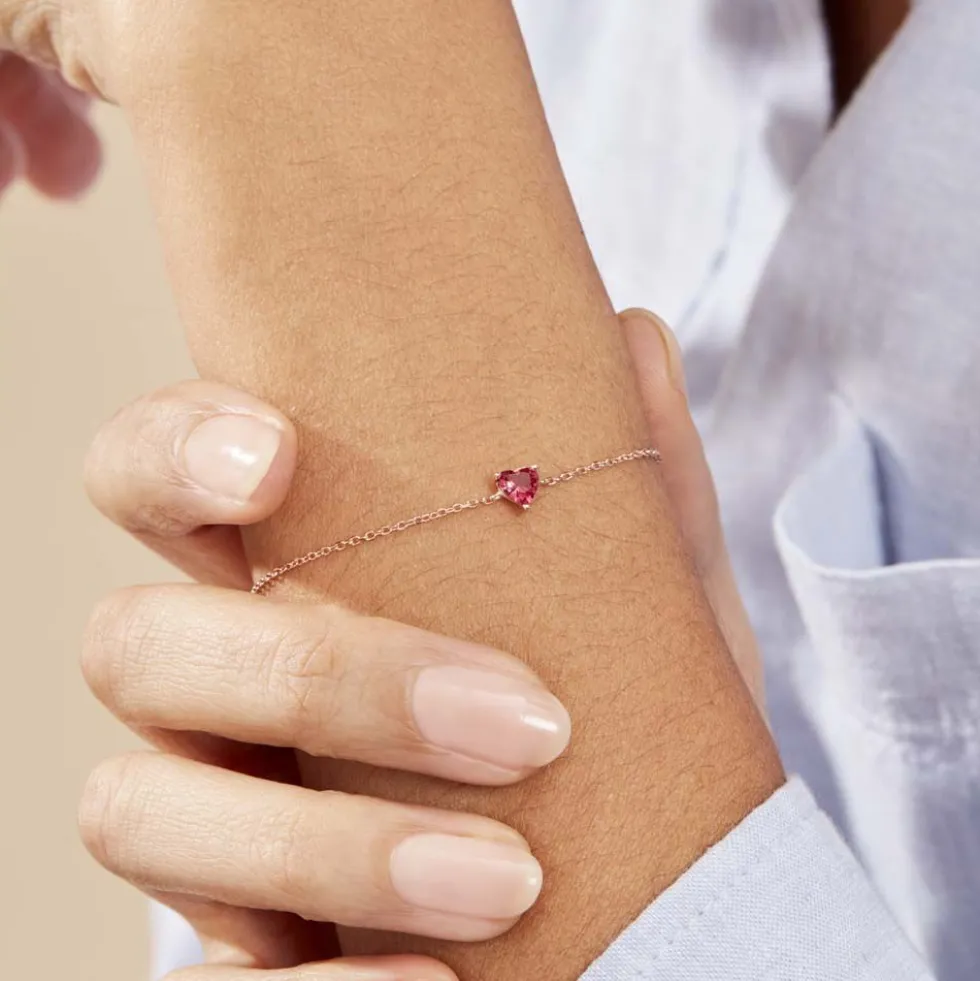 Bracelet Kelvyn Argent Rose Oxyde