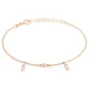 Bracelet Kenta Argent Rose Oxyde De Zirconium