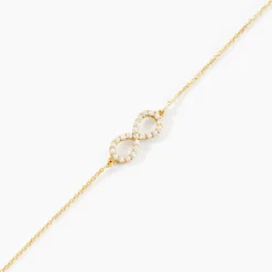 Bracelet Klothilda Or Jaune Oxyde De Zirconium