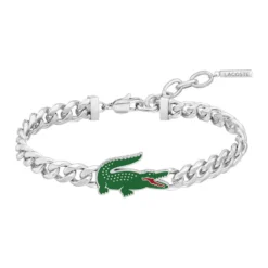 Bracelet Lacoste Arthor Acier Blanc