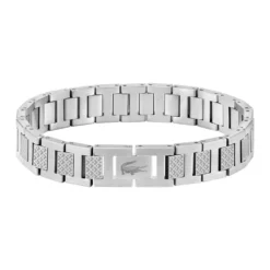 Bracelet Lacoste Metropole Acier Blanc