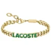 Bracelet Lacoste Script Acier Jaune