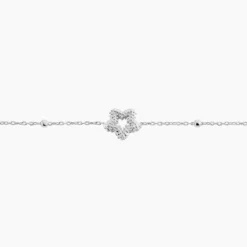 Bracelet Lizéa Argent Blanc