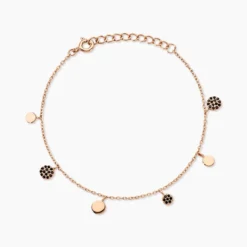 Bracelet Lorainne Argent Bicolore Oxyde De Zirconium