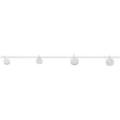Bracelet Lorainne Argent Blanc Oxyde De Zirconium