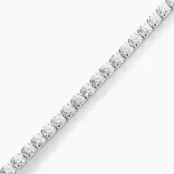 Bracelet Lou-anne Argent Blanc Oxyde De Zirconium Blanc