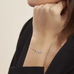Bracelet Lou Argent Blanc Oxyde De Zirconium