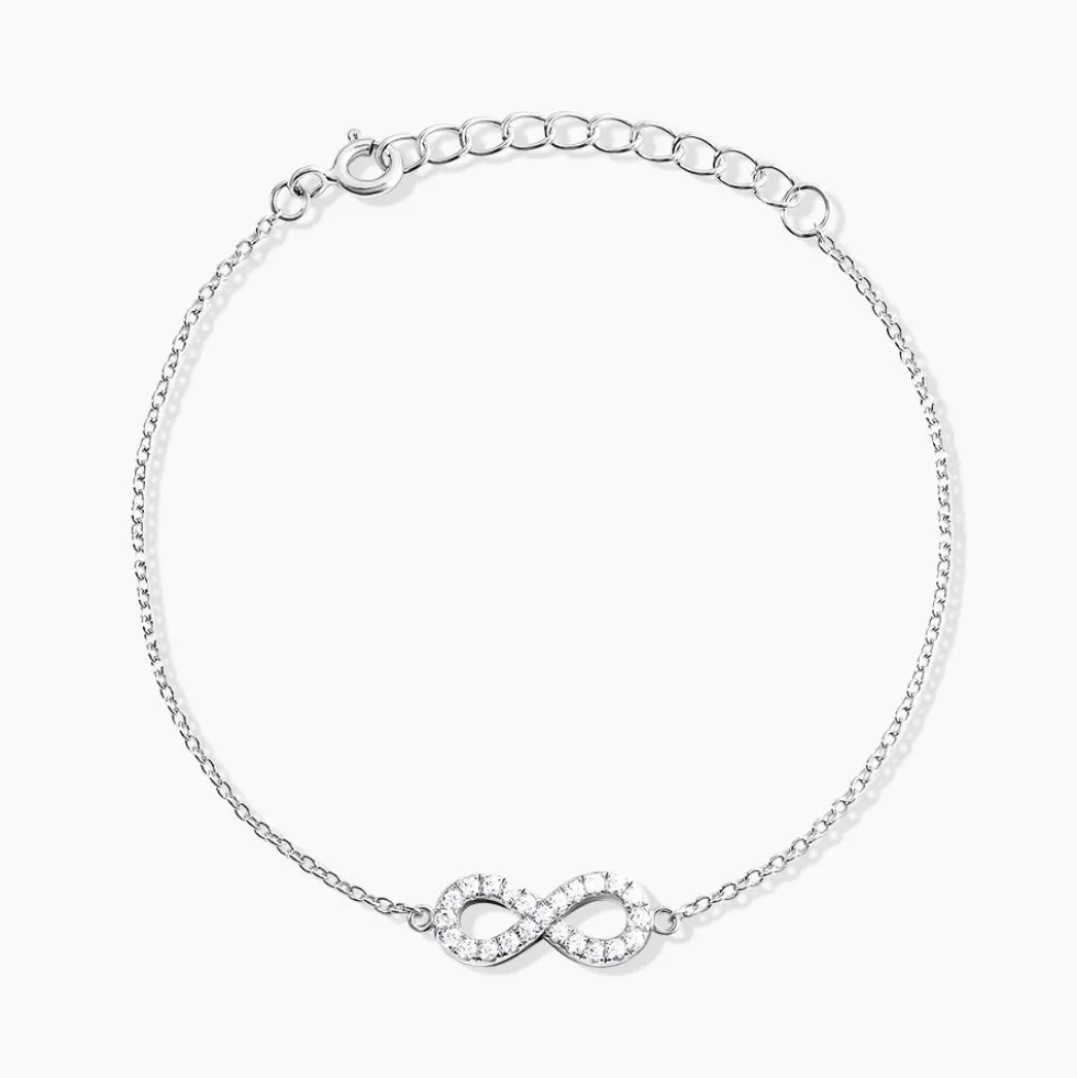 Bracelet Lou Argent Blanc Oxyde De Zirconium