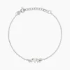 Bracelet Lovella Argent Blanc Oxyde De Zirconium