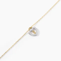 Bracelet Luchetto Or Jaune Oxyde De Zirconium