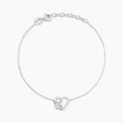 Bracelet Lucianna Argent Blanc Oxyde De Zirconium