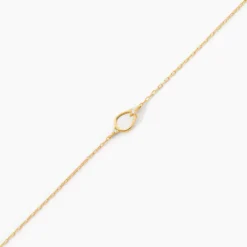 Bracelet Luminea Or Jaune Nacre Oxyde De Zirconium