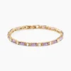 Bracelet Luteciaae Plaqué Or Jaune Oxyde De Zirconium