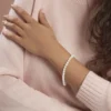 Bracelet Macy Or Jaune Perle De Culture