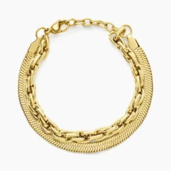 Bracelet Maddalena Acier Jaune