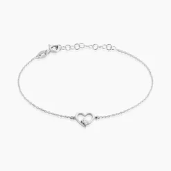 Bracelet Mahira Argent Blanc Oxyde De Zirconium