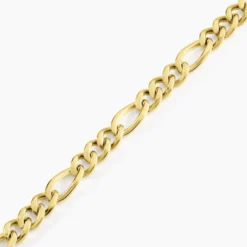 Bracelet Maille Acier Doré Virgil