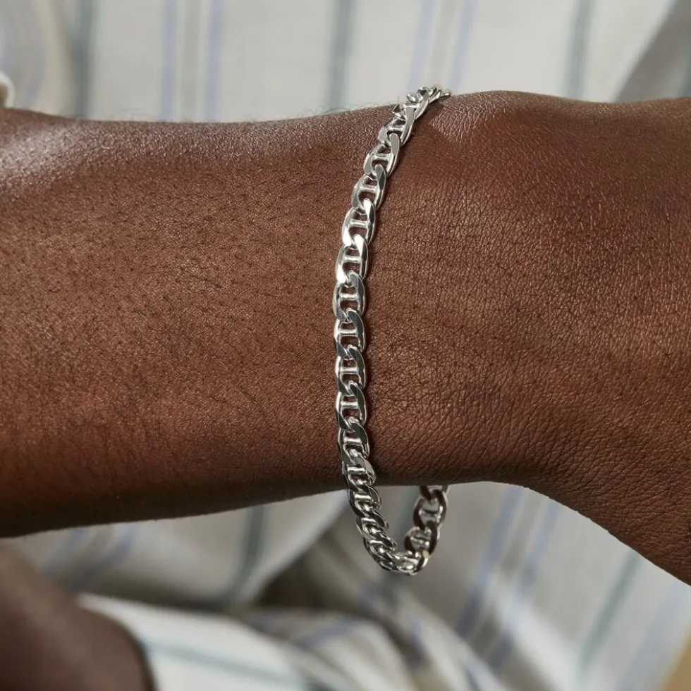 Bracelet Maille Argent Piato