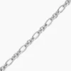 Bracelet Maille Camiorica Argent Blanc