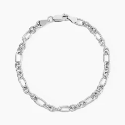 Bracelet Maille Camiorica Argent Blanc