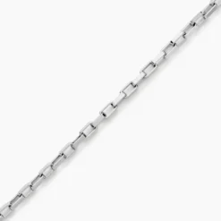 Bracelet Maille Donte Argent Blanc