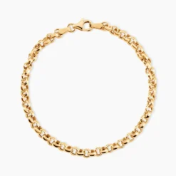 Bracelet Maille Or Jaune Jodie