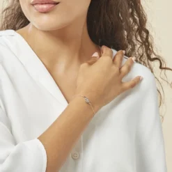 Bracelet Marnie Or Blanc Diamant