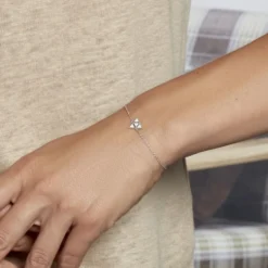 Bracelet Mathilde Argent Blanc Oxyde De Zirconium