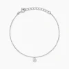 Bracelet Mayane Argent Blanc