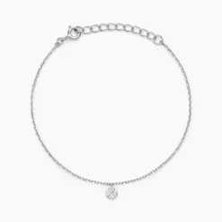 Bracelet Mayane Argent Blanc