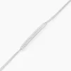 Bracelet Melineeargent Blanc Oxyde De Zirconium
