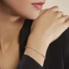 Bracelet Melodie Argent Blanc