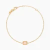 Bracelet Memory Plaqué Or Jaune Quartz