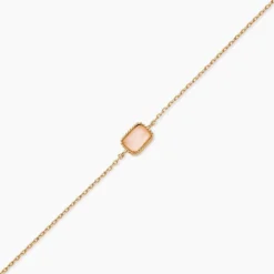Bracelet Memory Plaqué Or Jaune Quartz