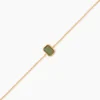 Bracelet Memory Plaqué Or Jaune Aventurine