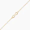 Bracelet Mierla Infini Or Jaune Perle De Culture