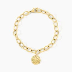 Bracelet Milina Acier Jaune Cristal