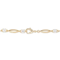 Bracelet Mimona Plaqué Or Jaune Oxyde De Zirconium
