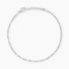 Bracelet Mindie Argent Blanc