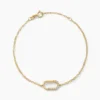 Bracelet Minimalist Chic Or Jaune Oxyde De Zirconium