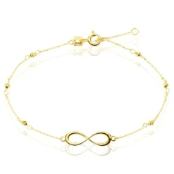 Bracelet Miny Infini Boules Diamante Or Jaune
