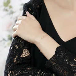 Bracelet Miny Infini Boules Diamante Or Jaune