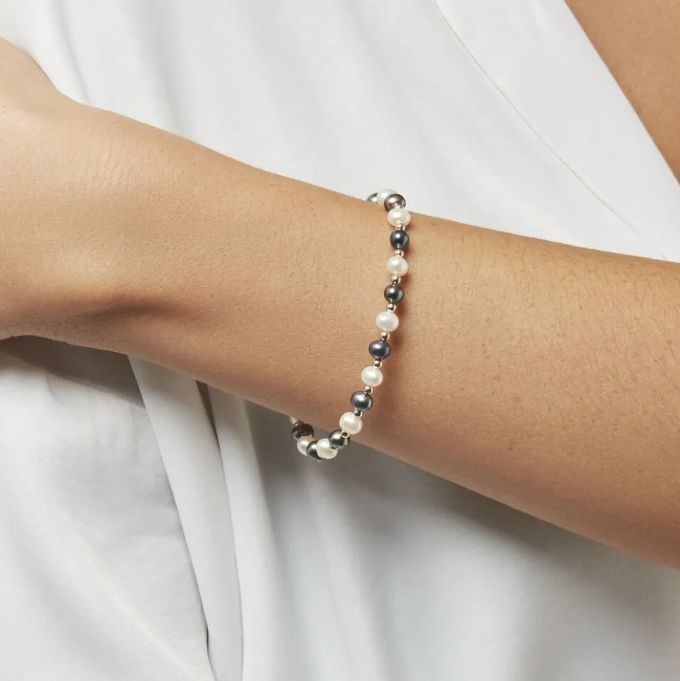 Bracelet Mirjam Or Jaune Perle De Culture