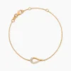 Bracelet Monia Plaqué Or Jaune Oxyde De Zirconium