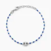 Bracelet Muguette Argent Blanc