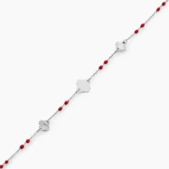 Bracelet Muguette Argent Blanc