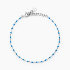Bracelet Muguette Argent Blanc
